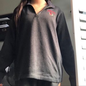 louisville charcoal grey quarter zip